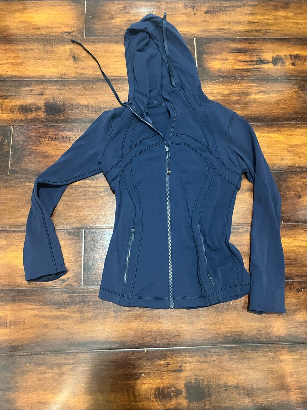 Navy Hooded Zip-Up Lululemon Jacket